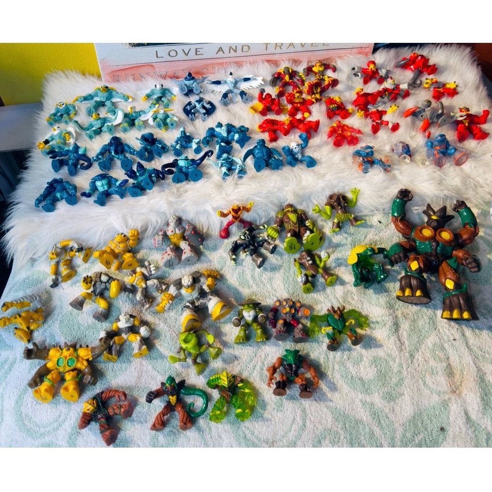 Gormiti The Lords of Nature Return Action Figure Lot Earth Forest Sea Air Tribes